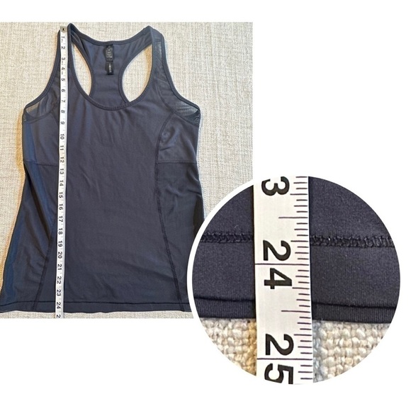 90 DEGREES by Reflex Black Racerback Tank Performance Sheer Sides Women’s M - Picture 14 of 15